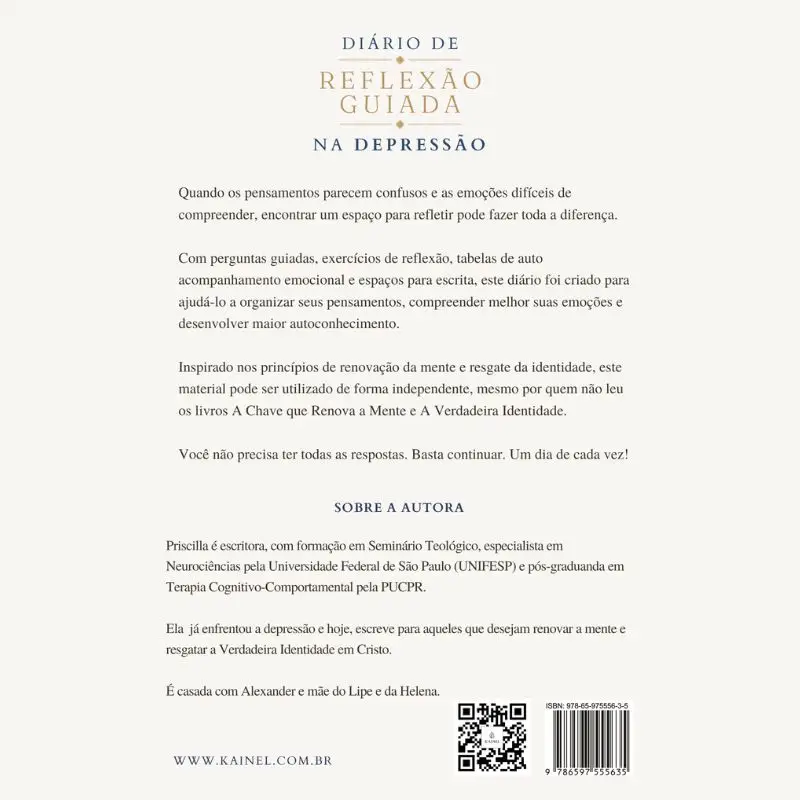 Livro Físico - Diário de Reflexão Guiada na Depressão - Imagem 2